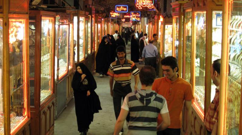伊朗大不里士的集市区
