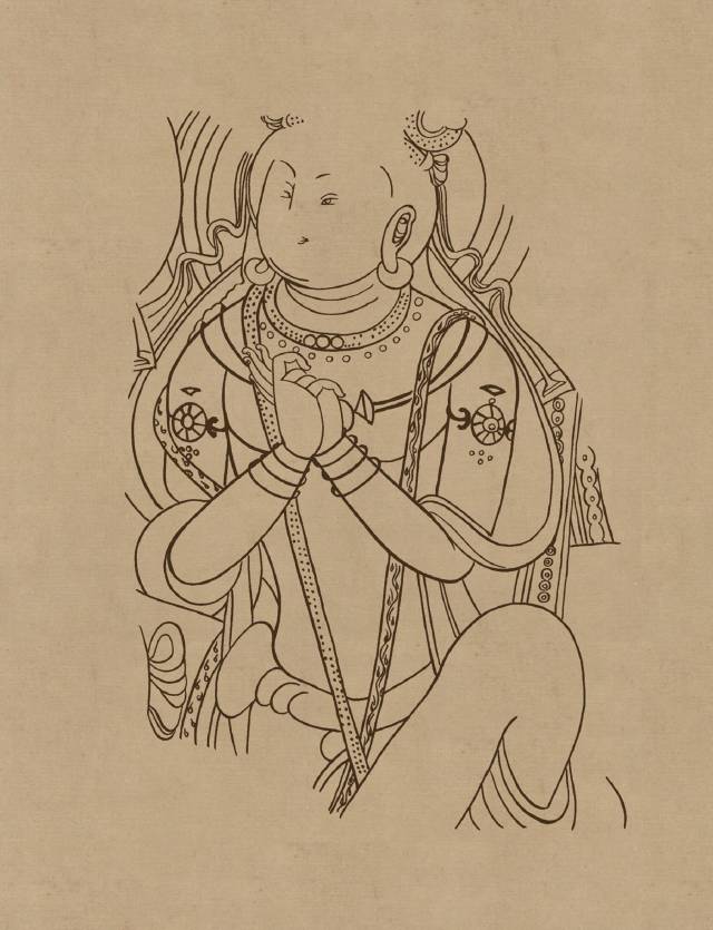 克孜尔石窟,敦煌莫高窟,海量壁画线描稿分享