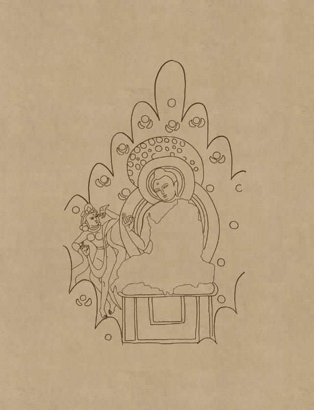 克孜尔石窟,敦煌莫高窟,海量壁画线描稿分享