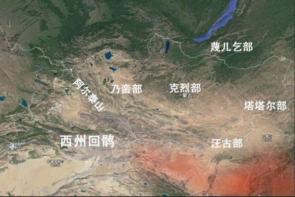 蒙古松散的部落们