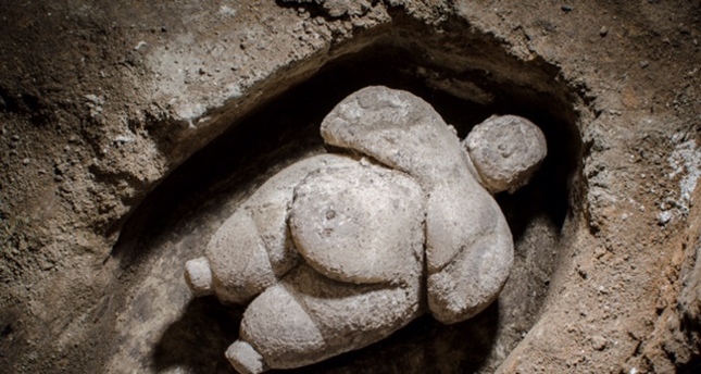 Neolithic figurine, over 7,000 years old, unearthed at Turkey’s Çatalhöyük