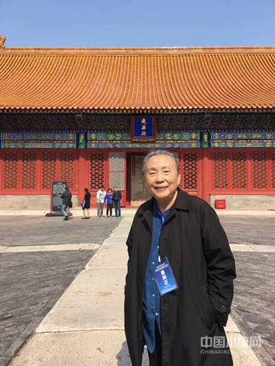 中国工程院院士、全国工程勘察设计大师张锦秋 摄影 记者靳晶 中国工程院院士、全国工程勘察设计大师张锦秋 摄影 记者靳晶