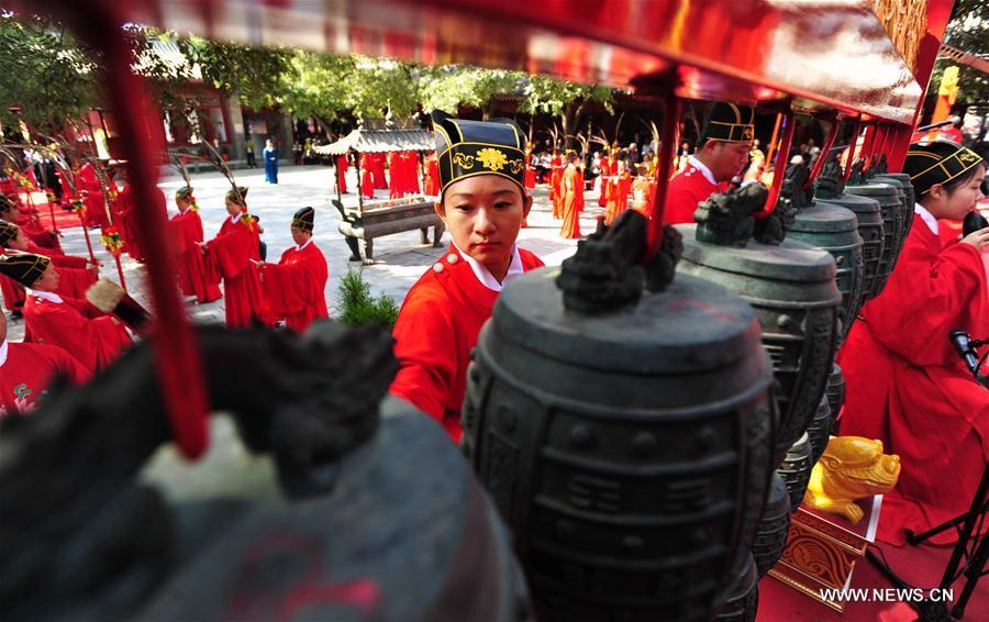 2567th birthday of Confucius marked around China