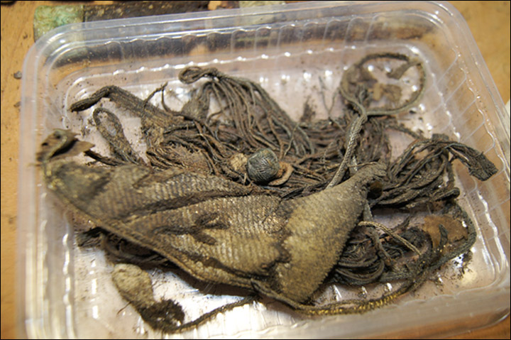 Hussar uniform remains Hussar uniform remains