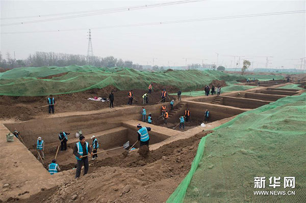 1,092 ancient tombs unearthed in east Beijing