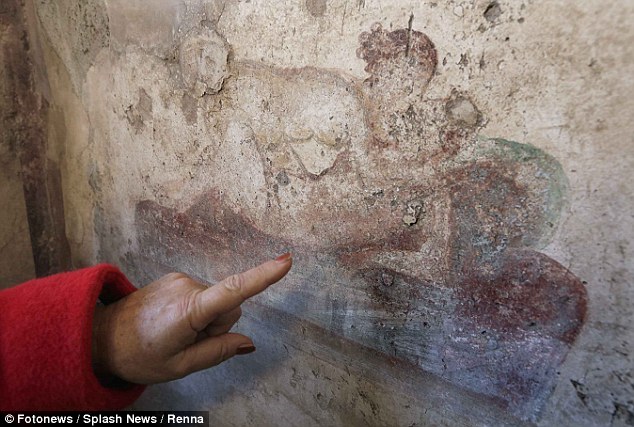 The Lupanar of Pompeii - a Unesco World Heritage Site - was once a hangout for wealthy businessmen and politicians before the Roman city was famously wiped out by a volcanic eruption in 79 AD