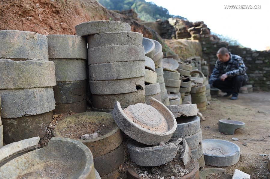 Relics of Dongxi kiln in Nanjing County of SE China's Fujian