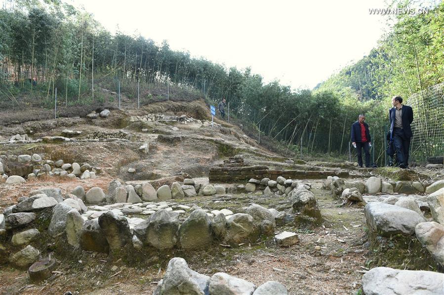 Relics of Dongxi kiln in Nanjing County of SE China's Fujian