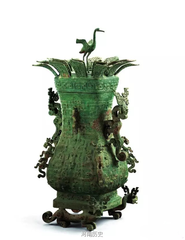 莲鹤方壶（资料图片）河南博物院提供