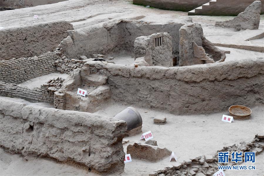 An archaeological site of the Xinzheng Gate project [Photo: Xinhua]