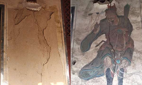 Relic hunters loot murals in Shanxi temples