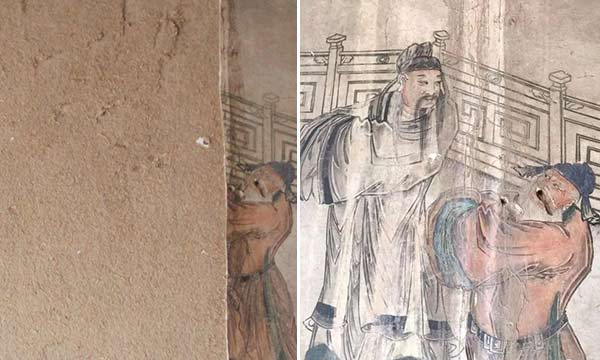 Relic hunters loot murals in Shanxi temples