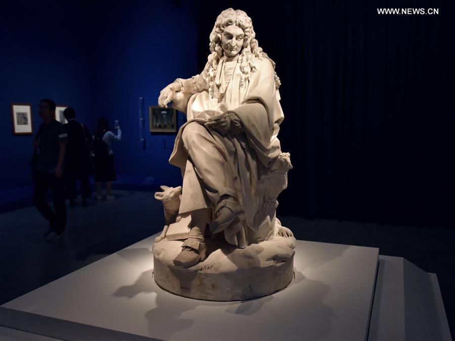 Art creations from Louvre Museum displayed in Hong Kong