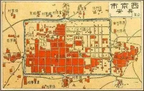 如今西安亦可借鉴 ▲西京市城内规划图 1937年3月24日,西京市区计划
