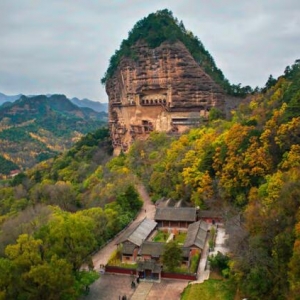 In pictures:Maijishan Cave-Temple Complex