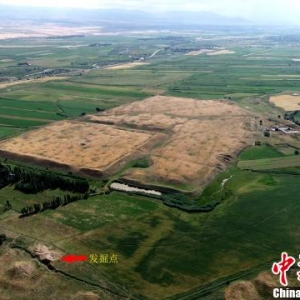 考古人员首次对吉尔吉斯斯坦红河古城遗址较精确测绘