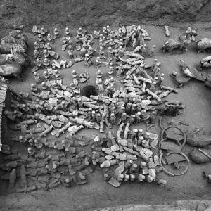Hundreds of Tiny Terracotta Warriors Found Guarding 2,100-Year-Old Chinese Site
