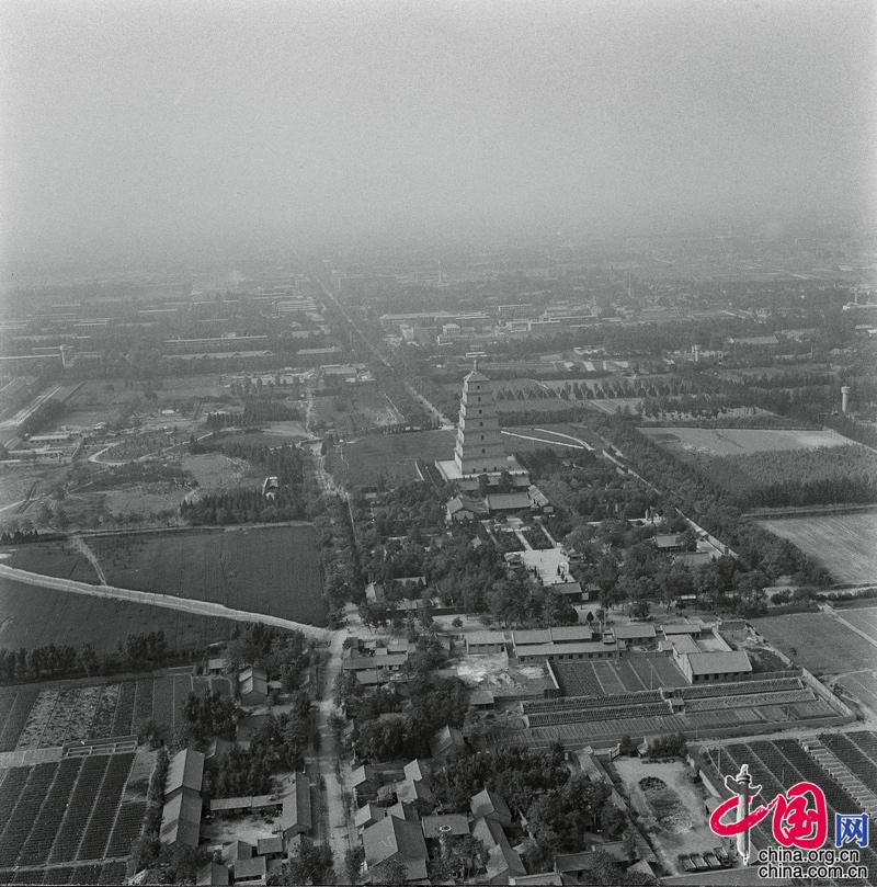 1982年航拍老西安 老照片里看世界古都的昨天与今天