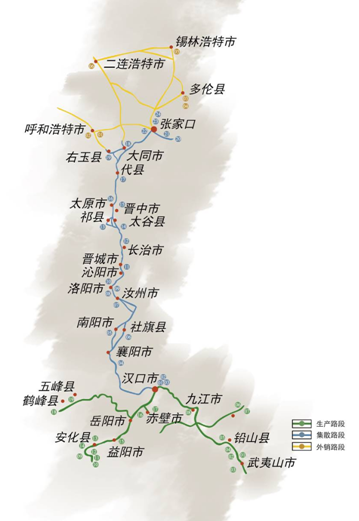 4 万里茶道中国段路线图