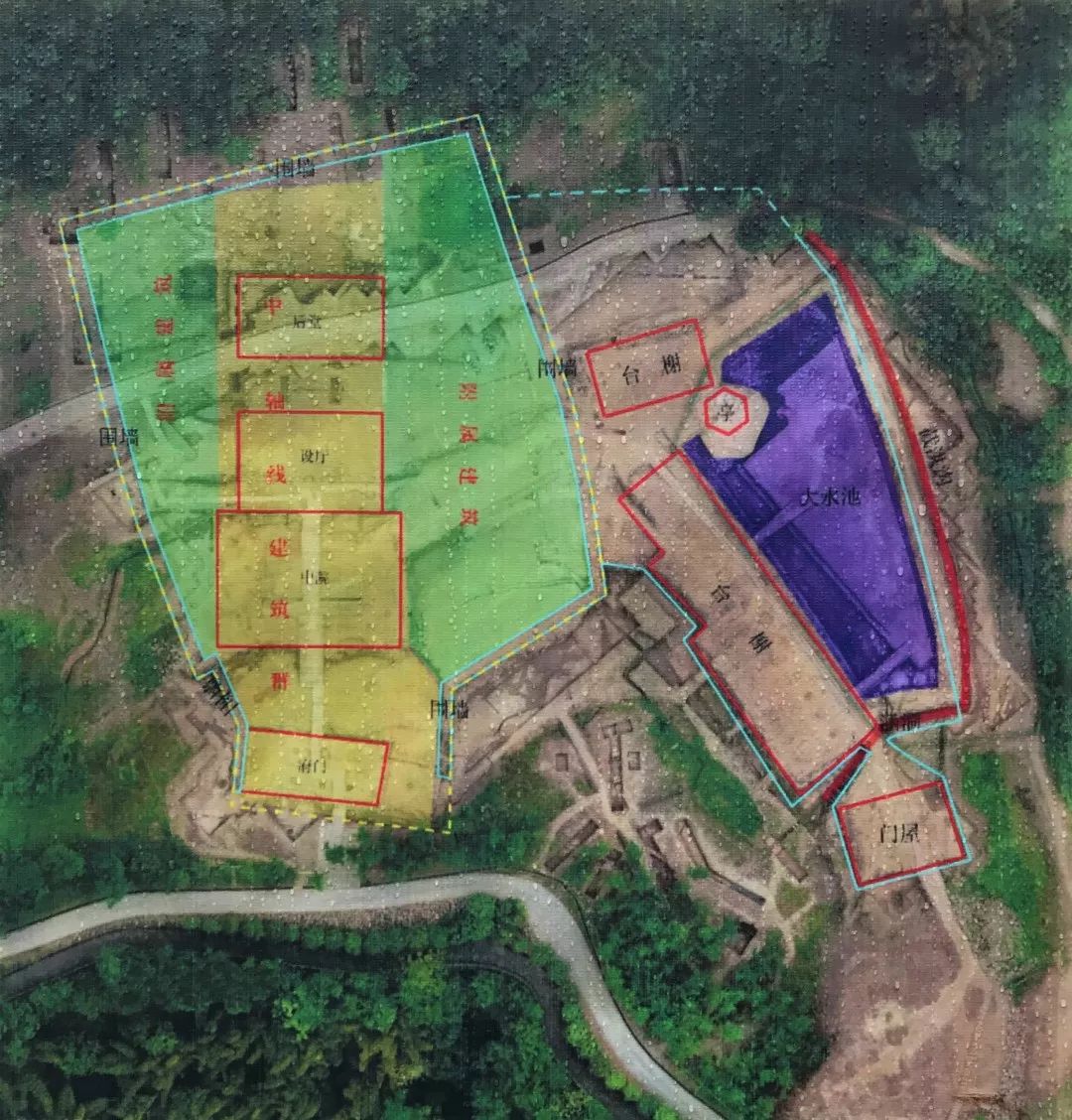 阪上走丸的重庆钓鱼城遗址衙署区保护工程
