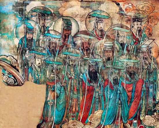 中国古代壁画的奇葩 永乐宫壁画