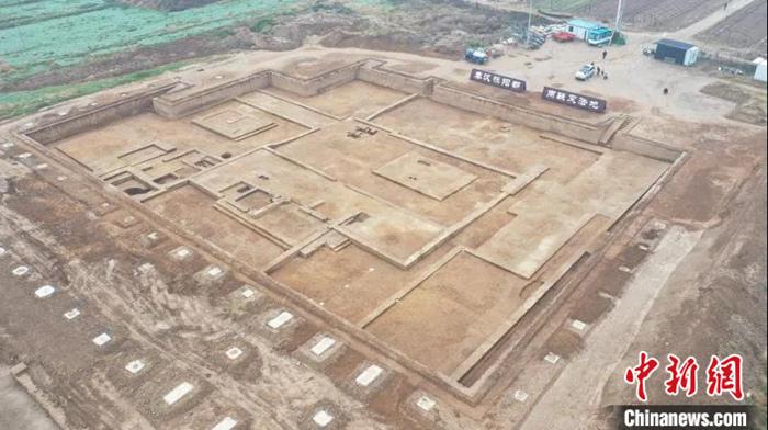 2018—2020栎阳城三号古城发掘。西安市文物局供图