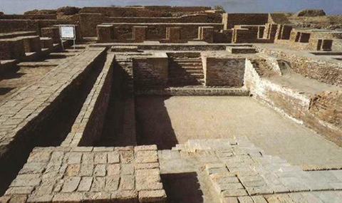 摩亨佐达罗考古遗迹位于巴基斯坦的信德省