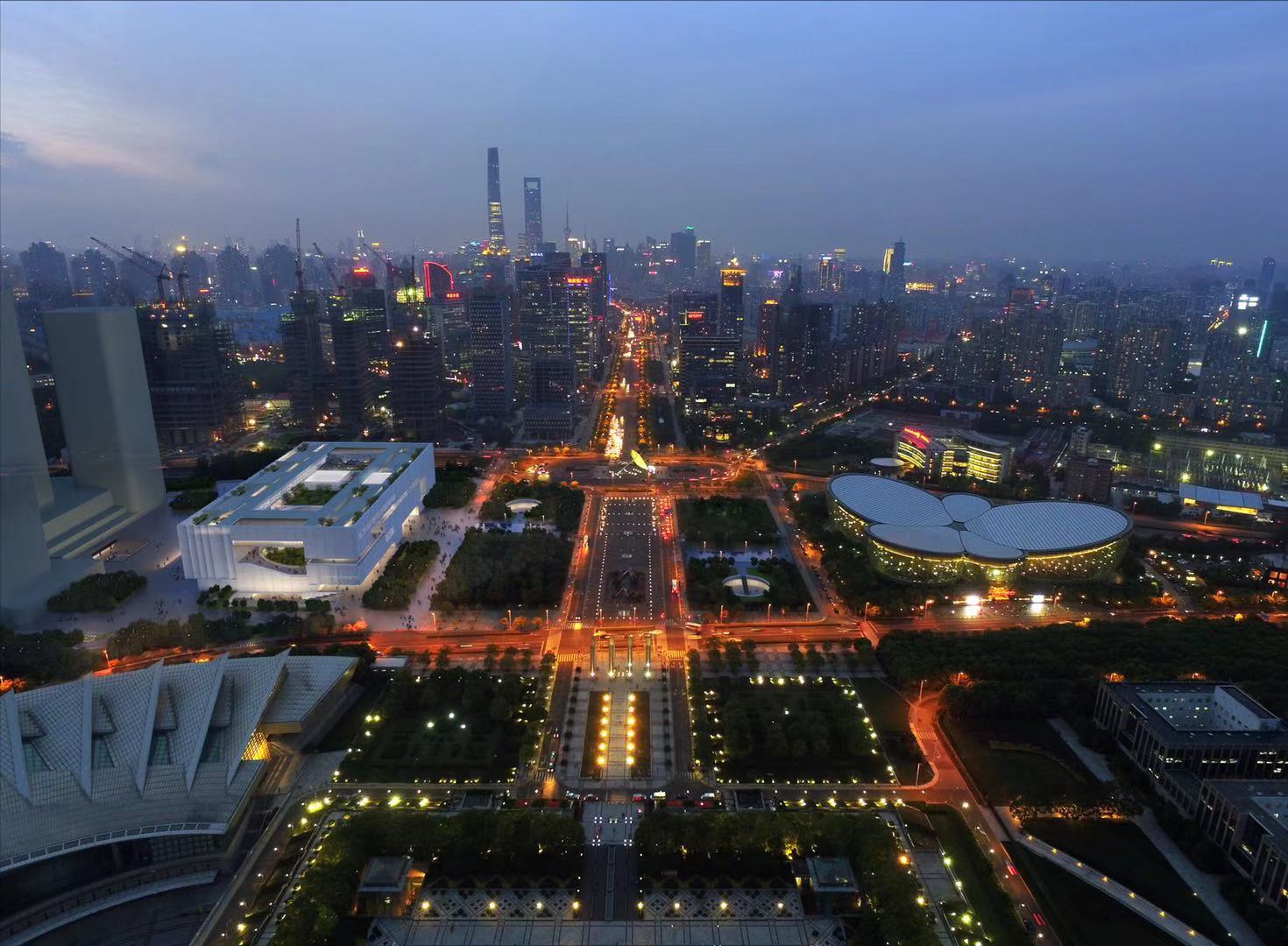 上海博物馆东馆 俯瞰效果图