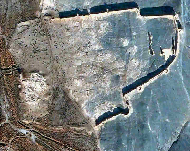 Aerial view of Janpiq Qala