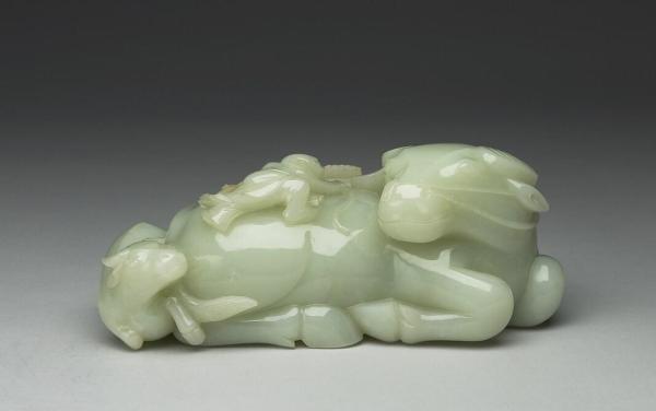 清 玉子母牛 台北故宫博物院