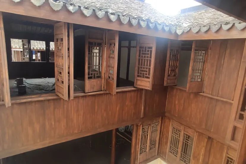 修复时的泗泾古镇老宅