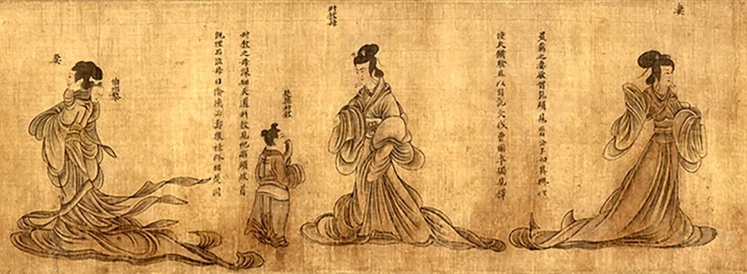 东晋 顾恺之《列女仁智图》(宋摹本)故宫博物院藏