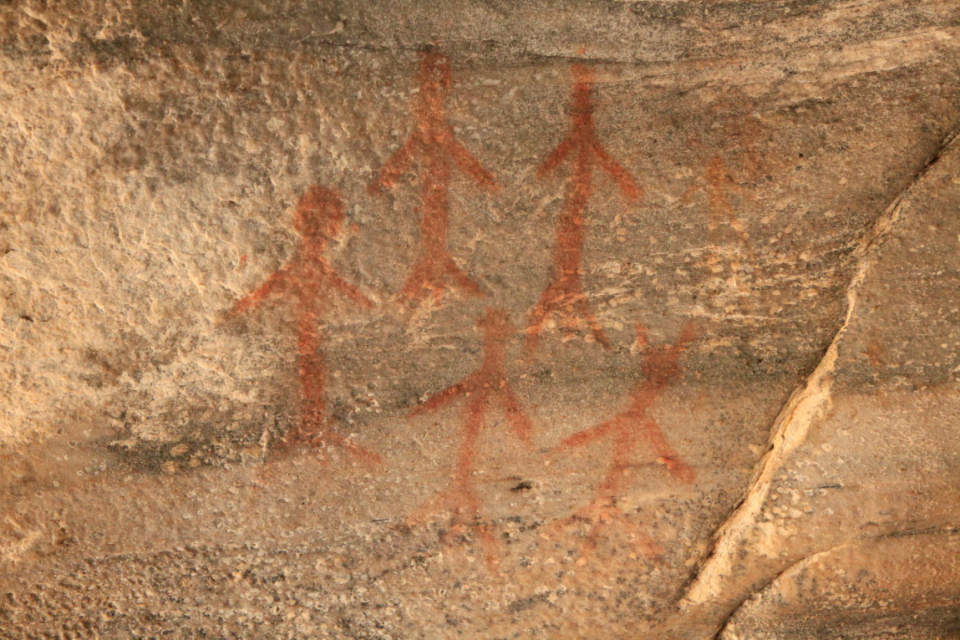 唐巴勒塔斯二号洞穴彩绘舞者