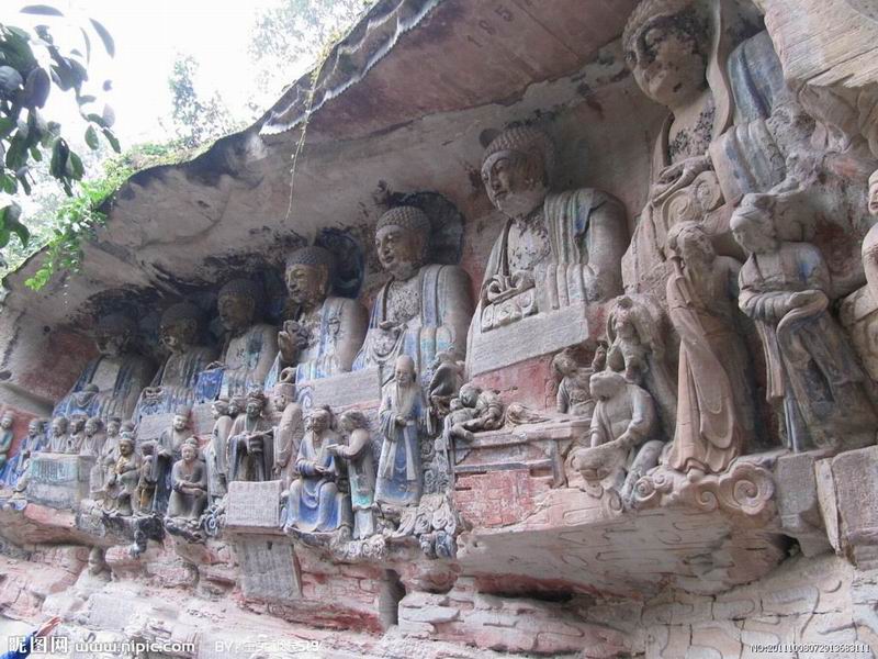 重庆大足石刻 图源网络
