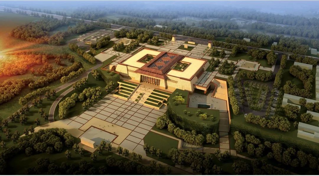 陶寺遗址博物馆规划效果图