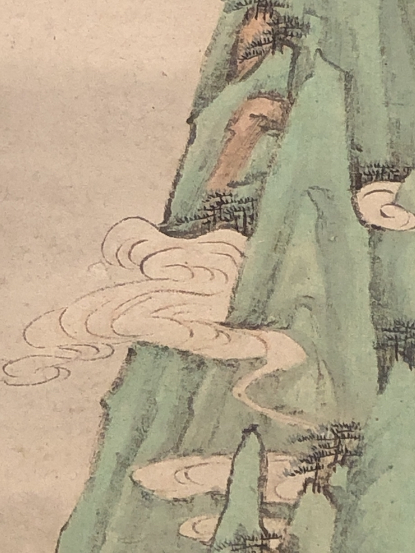 渐江 黄山图册(局部)