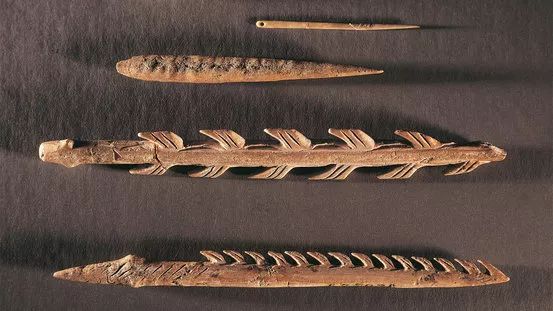 在法国西南部发现的鱼钩,可追溯至1.1万到1.9万年前。 法国国家考古博物馆 图