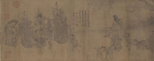 南宋 李嵩 《货郎图》卷 故宫博物院藏 （非此次展品）