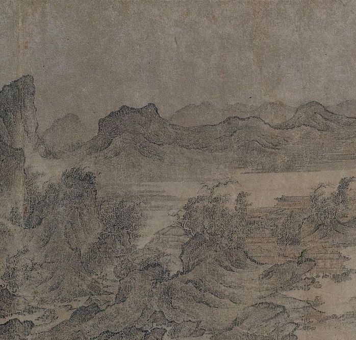 燕文贵 《江山楼观图》(局部) 大阪市立美术馆藏
