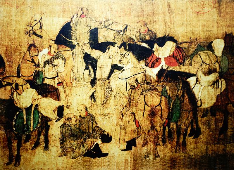 北魏时画卷