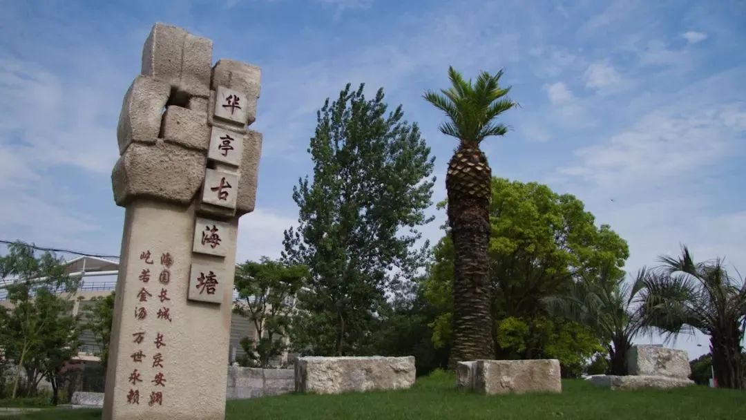 奉贤华亭海塘保护标志