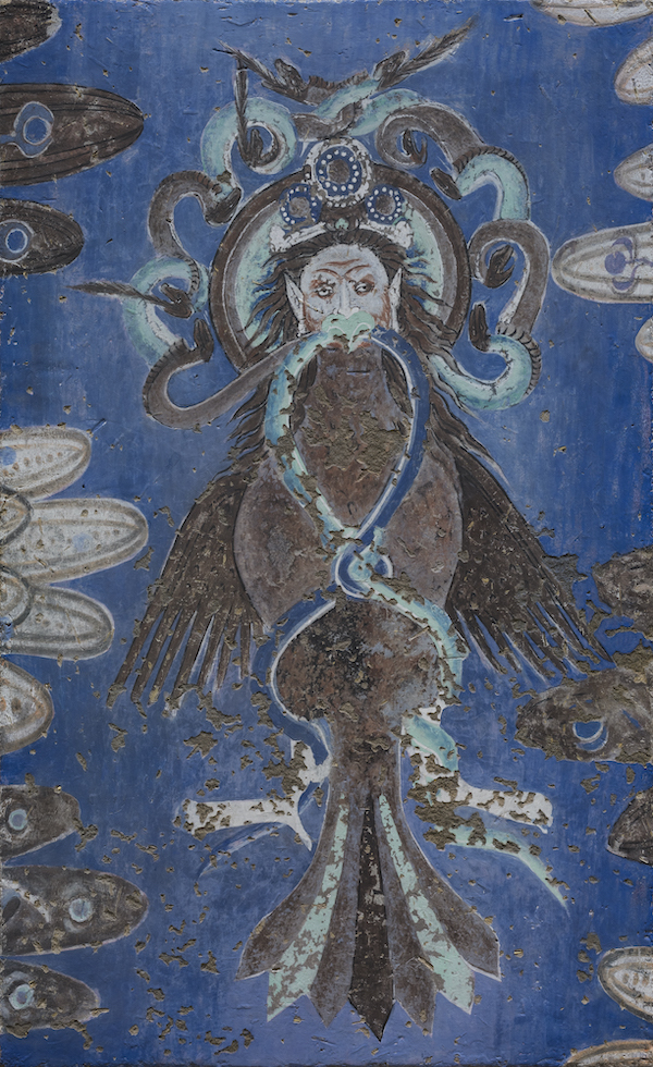 《克孜尔石窟171窟 金翅鸟》110x68cm