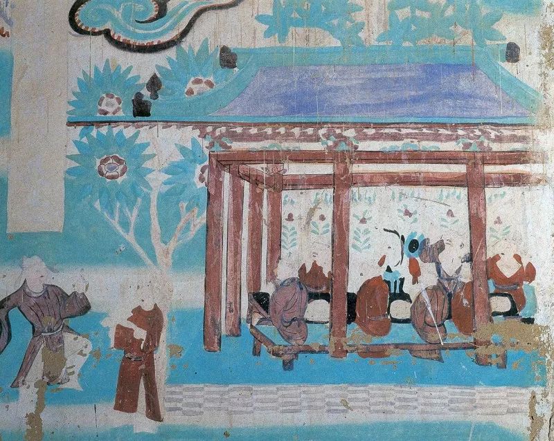 莫高窟第146窟 露天酒肆 五代
