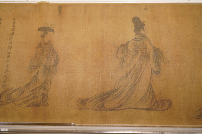 展览现场,(传)顾恺之《列女图》