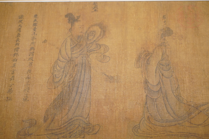 展览现场,(传)顾恺之《列女图》