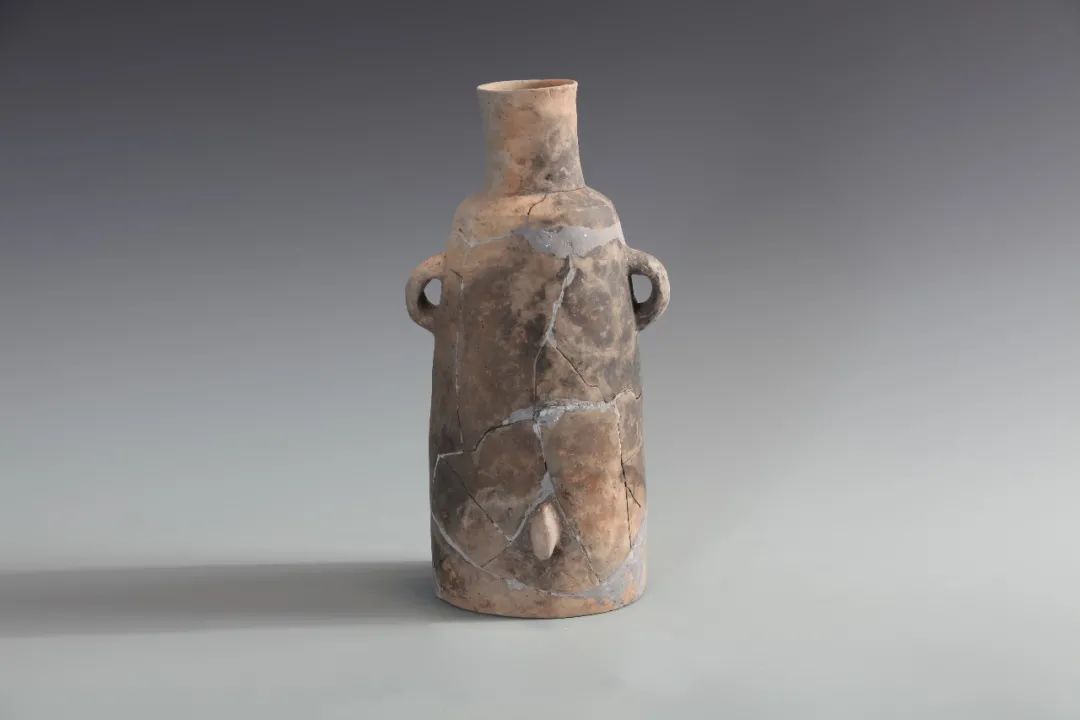 陶背壶,新石器时代·崧泽文化,东山村遗址出土,张家港博物馆藏