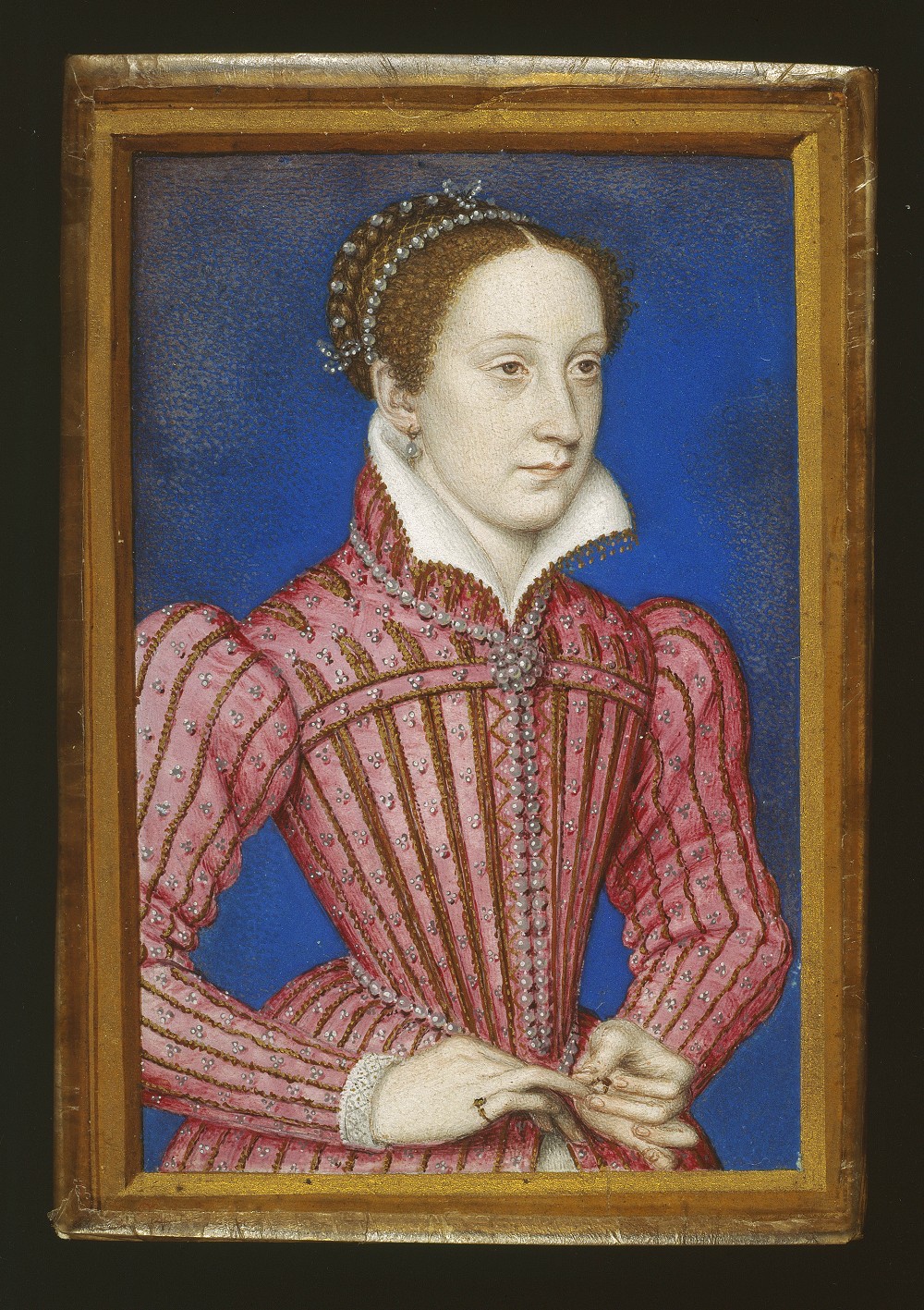 《苏格兰女王玛丽》，François Clouet，约1558年，英国皇家收藏