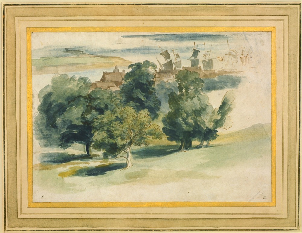 《英格兰风光》,安东尼·范戴克,1635-1641年,伯明翰大学藏