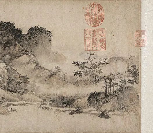 元 李升 淀湖送别图卷 上海博物馆藏