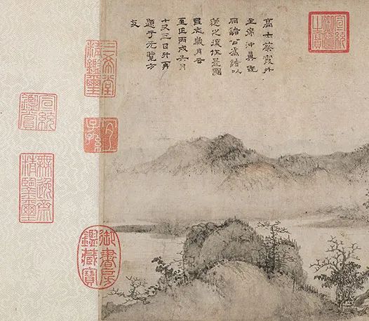 元 李升 淀湖送别图卷 上海博物馆藏